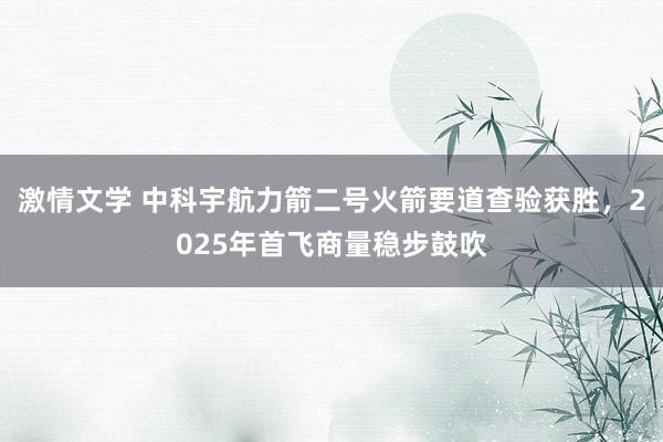 激情文学 中科宇航力箭二号火箭要道查验获胜，2025年首飞商量稳步鼓吹