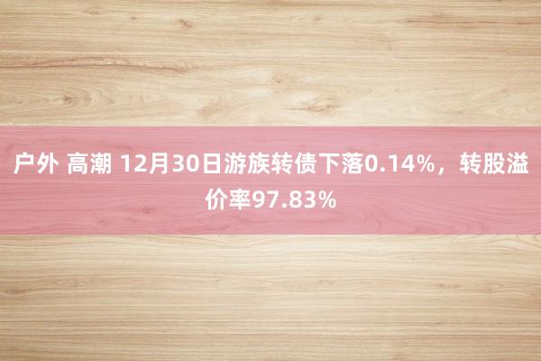 户外 高潮 12月30日游族转债下落0.14%，转股溢价率97.83%