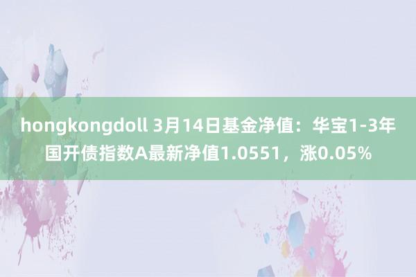 hongkongdoll 3月14日基金净值：华宝1-3年国开债指数A最新净值1.0551，涨0.05%